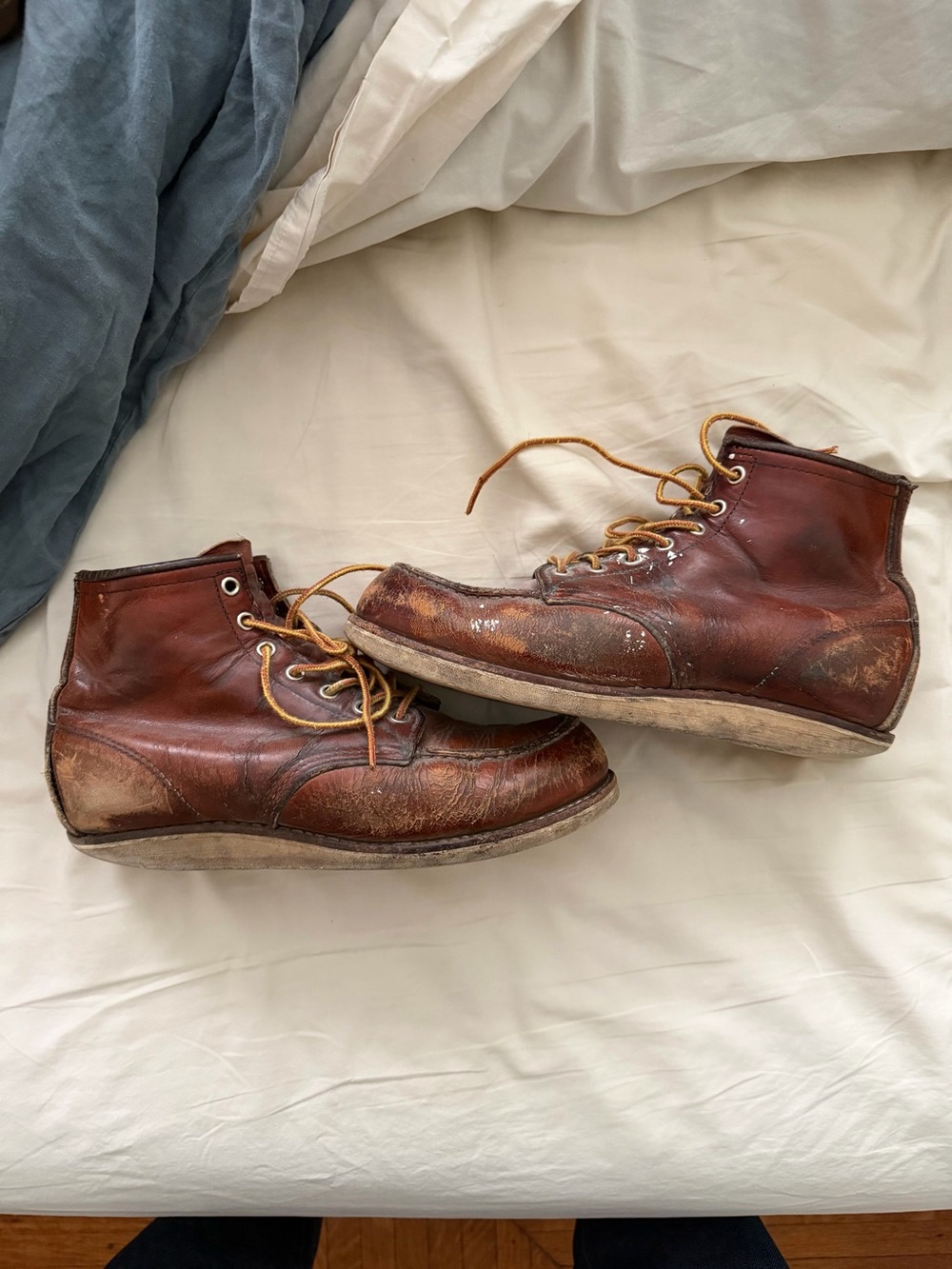 Red Wing 6” Classic Moc Toe Work Boots - Lace-Up
